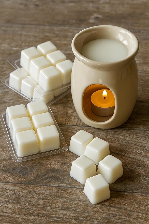 Mahogany and Teakwood Wax Melts 4 Pack Scented Wax Melts, Long-Lasting Soy Wax for Home and Office, Rich and Bold Masculine Fragrance, for Men and Fragrance Lovers