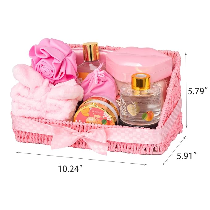 Gifts for Women, Birthday Gift - 23-Piece Spa Gift Baskets for Women, Gift Basket for Mom, Bath and Body Gift Basket, Spa Kit | Perfect Gifts for Mothers Day, Holiday, Christmas, Valentines Day