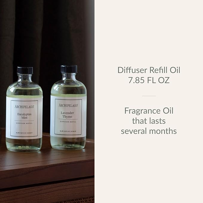 Archipelago Botanicals Black Forest Reed Diffuser Oil Refill, Home Fragrance Oil for Diffuser, Long-Lasting Natural Home Fragrance, Diffuser Oil Scents, 7.85 Fl Oz