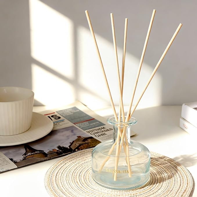 11 inch Diffuser Sticks 100 Pack, Diffuser Reeds Sticks Refill for Home and Bathroom, Diffuser Reeds Sticks for Scented Diffuser Nude
