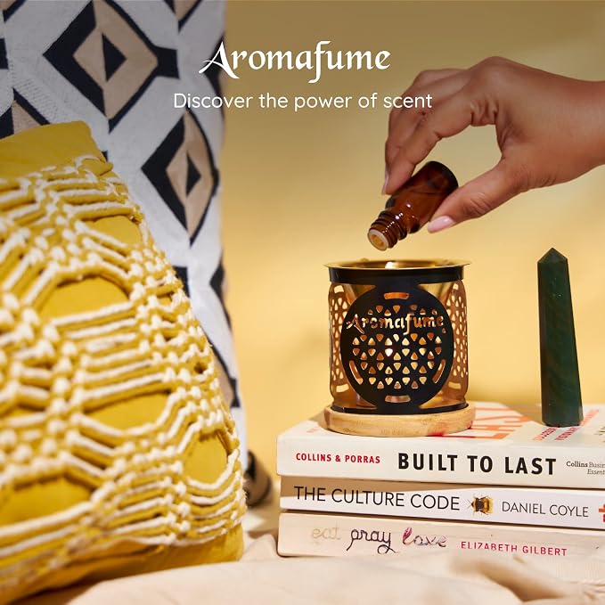 AROMAFUME Ylang Ylang Essential Oil - 100% Natural, Therapeutic Grade Essential Oils - Pure, Tropical Aromatherapy Oil for Home Diffusers - Gifts for Her - 10ml