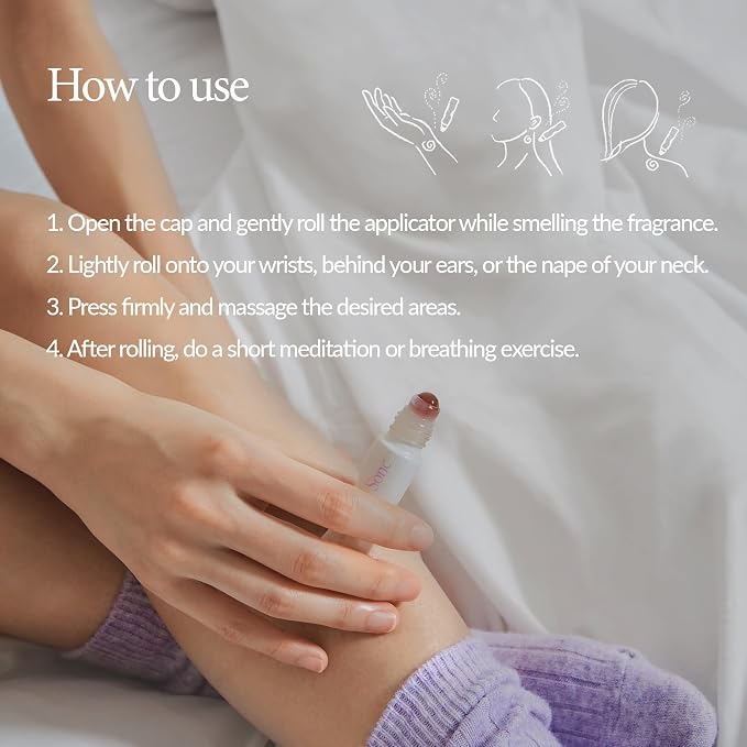 Sonc Botanical Aroma Oil Roll‑On 003 Dream Dive | Nighttime Aromatherapy + Wellness Ritual | Calming Roll On for Sleep, Relaxation & Self‑Care