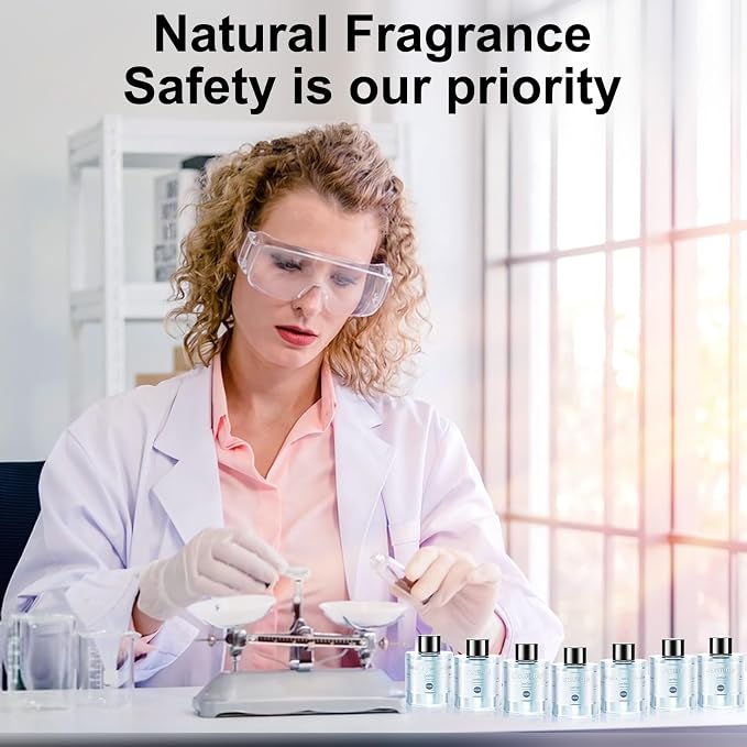 Amor Lyris 3.5OZ/100ml Large Car Air Freshener Refill, CO01/Dedicated Perfume Long Lasting Air Fresheners 6 Months, Car Diffuser Essential Oil Made of Natural Plant Extracts, Azure