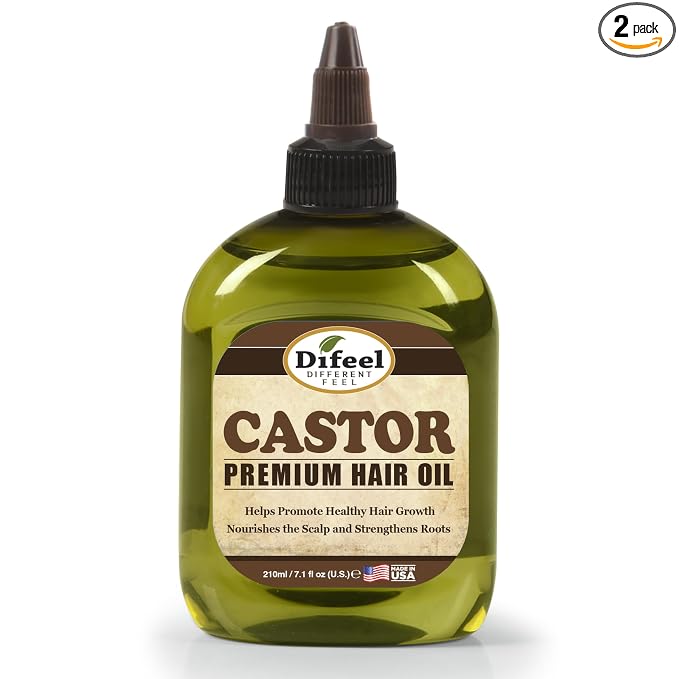 Difeel Premium Castor Hair Oil 7.1 ounce (2-Pack)