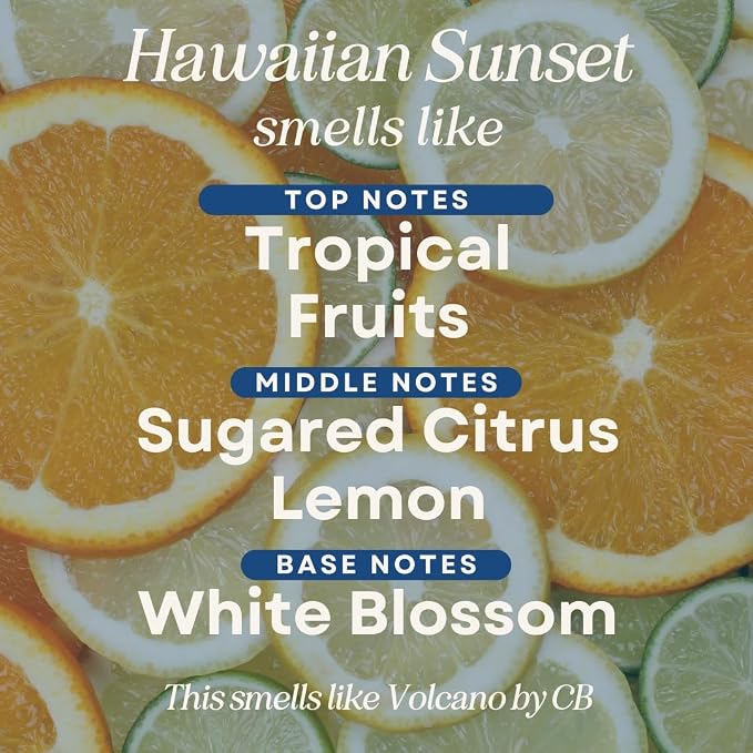 CANDECraftCo 1 Fl oz Fragrance Oils for Aromatherapy, Essential Oils for Home Diffusers, DIY Candle and Soap Making, DIY Scented Products (1 oz, Hawaiian Sunset)