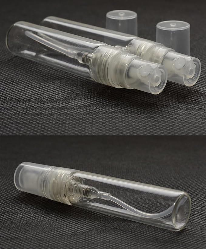 20 Pack Set 10ML Protable Refill Bulk Atomizer Spray Travel Perfume Bottle Hydrating Empty Bottle (Clear-1)