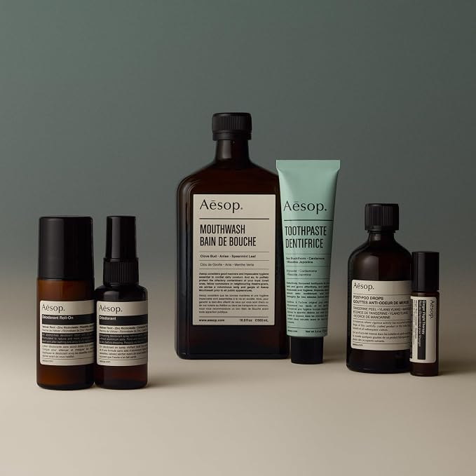 Aesop Ginger Flight Therapy | Aromatic Anti-Nausea, Calming Pulse-Point Roll-On with Ginger and Lavender Oil | for Travel or Daily Use | 0.3 fl oz