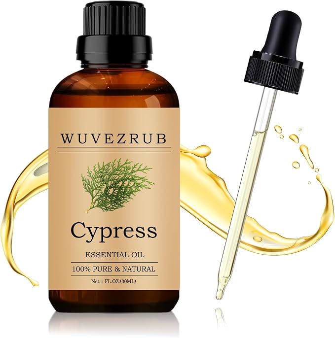 Cypress Essential Oil 30ML - 100% Pure and Natural Oils for Aromatherapy Diffuser - 1 Fl Oz/Cypress