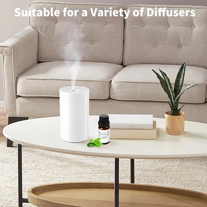 LOXIM Peppermint Essential Oil, Pure Natural Essential Oils, Fragrance Oil Perfect for Humidifiers, Diffusers, Candle Making, Scent Home and Office (Pack of 1, Peppermint)