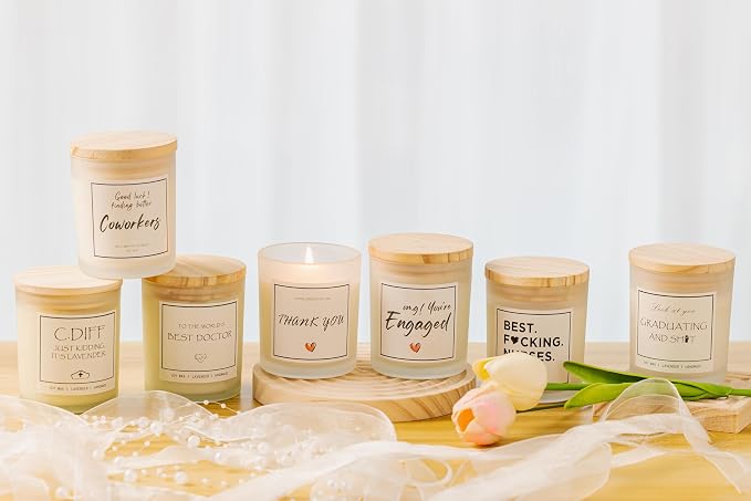 to The World's Best Doctor Candle - Doctor Gifts for Men & Women, Gifts for Doctors, Lavender Scented Candle, Natural Soy Wax & Natural Essential Oils