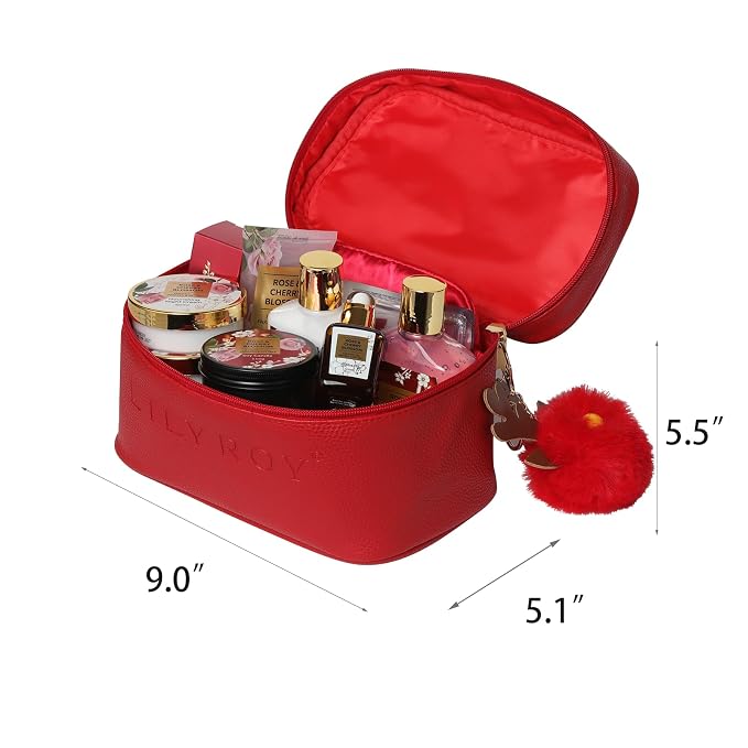 36Pcs Moisturizing Rose Bath and Body Gifts Skin Care Spa Gift Set for Women