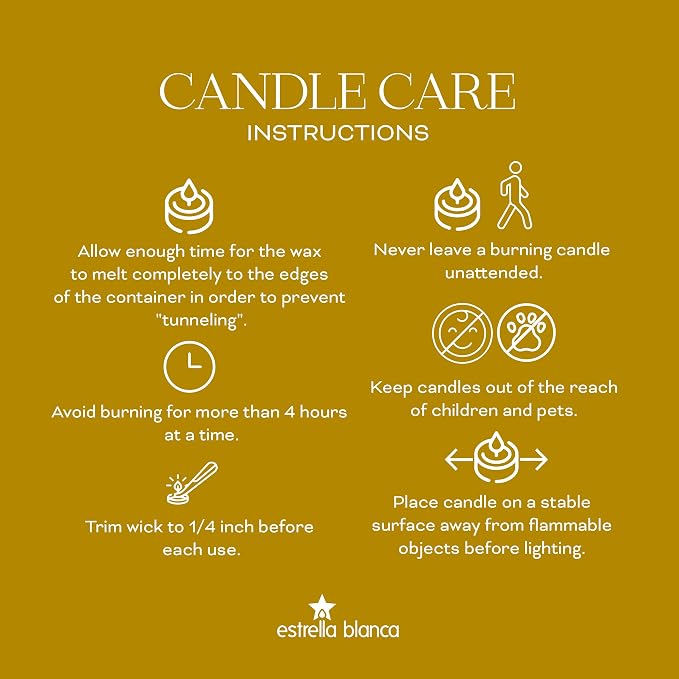 7oz Vanilla Sugar Fall Scented Candles for Home, Aromatheraphy Candles Gifts Set for Women & Men.