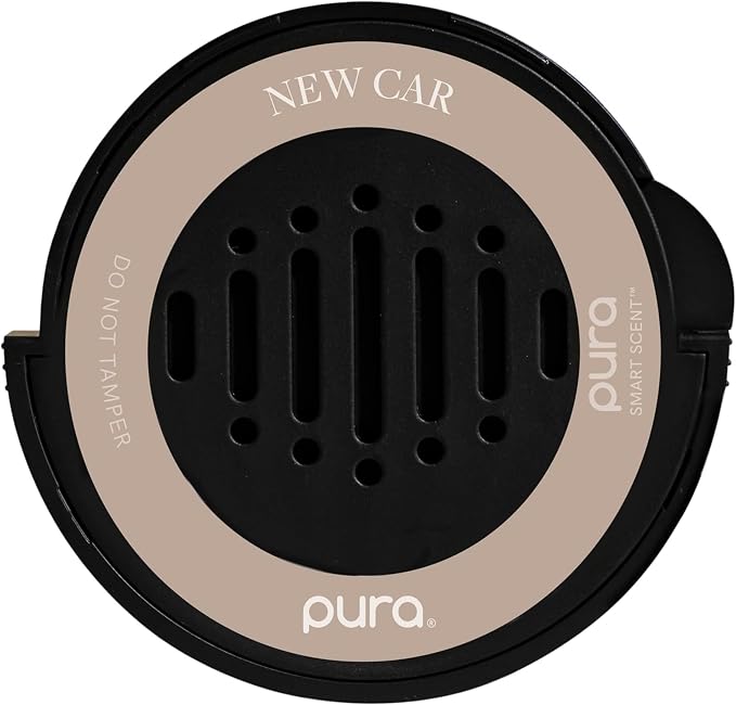 Pura Car Scent Refill - Fragrance for Pura Car Diffuser - Clean & Safe Luxury Diffuser Scent - Long-Lasting Fragrance for 30 Days of Aroma - Spring & Summer Household Essential - New Car