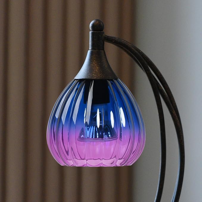 Candle Warmer Lamp with Timer Dimmer - Electric Candle Warmer Light Wax Warmer for Jar Candles - Candle Lamp Warmer Unique Gifts for Women Mom House Warming Gifts New Home Decor Blue Purple Gradient