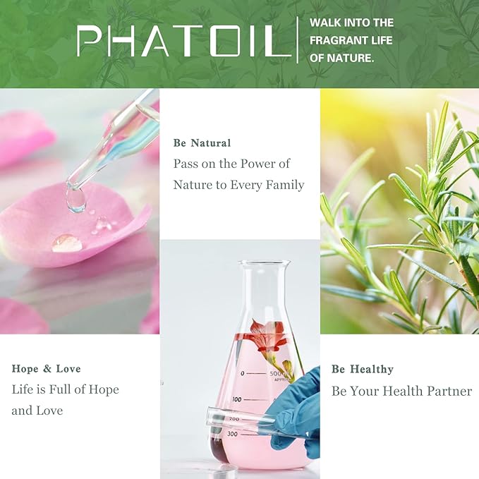 PHATOIL 3.38FL.OZ Tangerine Essential Oil, for Aromatherapy Diffusers, Humidifiers, Great for DIY Candle and Soap Making, Huge 100ML Bottle