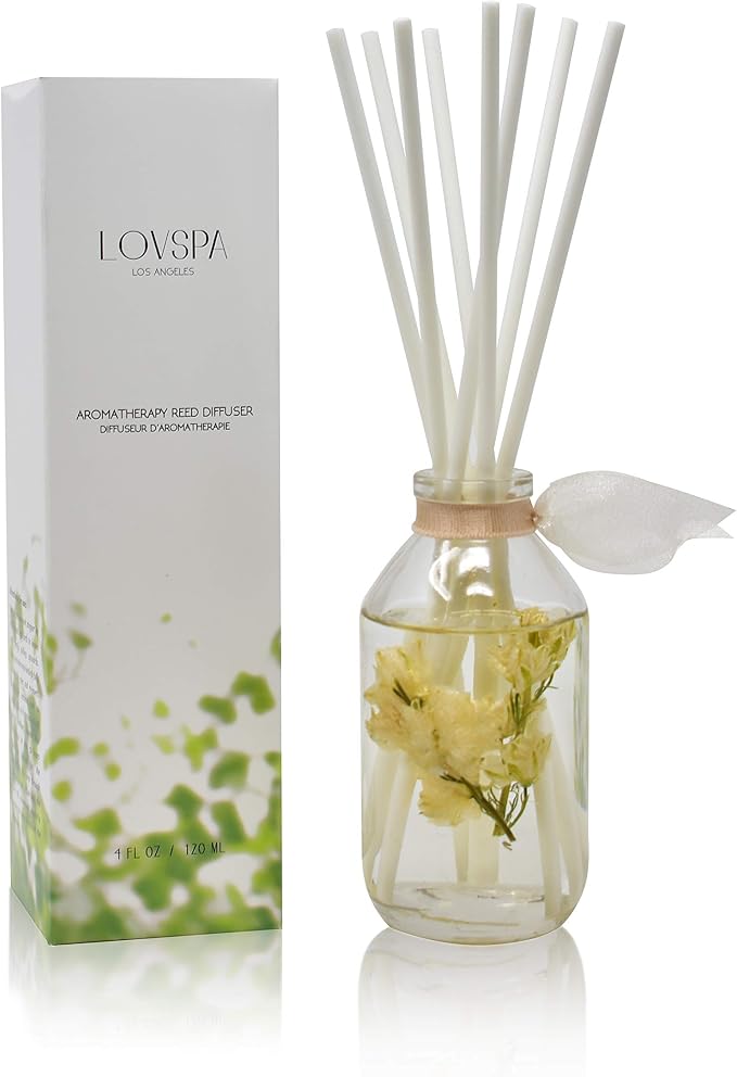 Coconut Cabana Reed Diffuser Set, Luxury Home Fragrance, Room Scent | Madagascar vanilla, toasted coconut, and creamy sandalwood profile, entryway decor, guest bathroom,