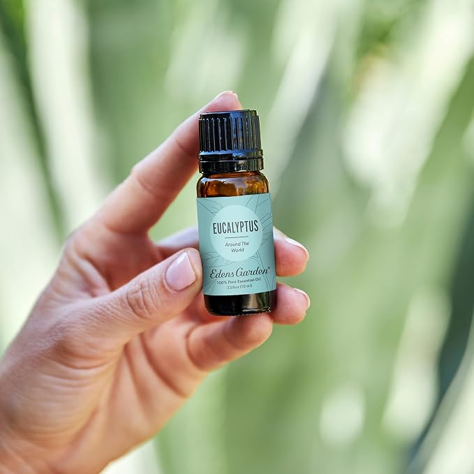 Edens Garden Eucalyptus Around The World Essential Oil- 100% Pure Premium Grade, Undiluted, Natural, Therapeutic, Aromatherapy, The Best for Diffuser, Candle, Laundry, Humidifiers 10 ml (.33 fl oz)