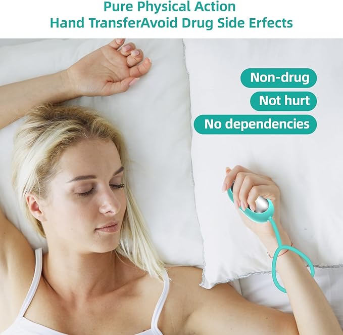 Handheld Relaxation Device – Dual-Mode Gentle Pulse Wellness Tool for Adults & Kids, Portable Sleep Device, Supports Calm Focus & Better Rest, USB-C Rechargeable (Green)