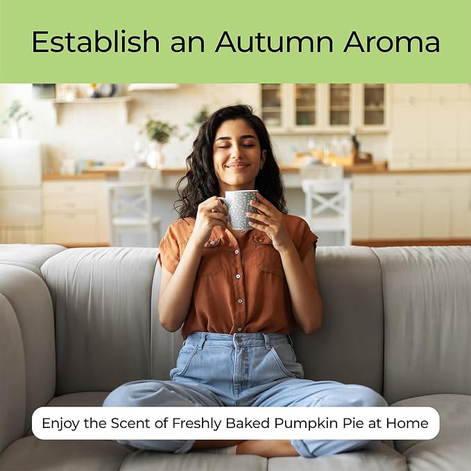 Good Essential Professional Pumpkin Pie Fragrance Oil 10 ml for Halloween, Candles, Soaps, Lotions, Perfume 0.33 fl oz - Pumpkin Scent for Candles & Diffusers