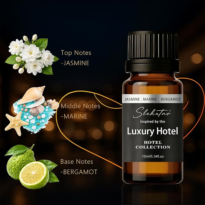 Hotel Collection Diffuser Oil – Inspired by Iconic Five-Star Coastal Hotel Scents – for Essential Oil & Waterless Diffusers (1 Fl Oz (Pack of 1))