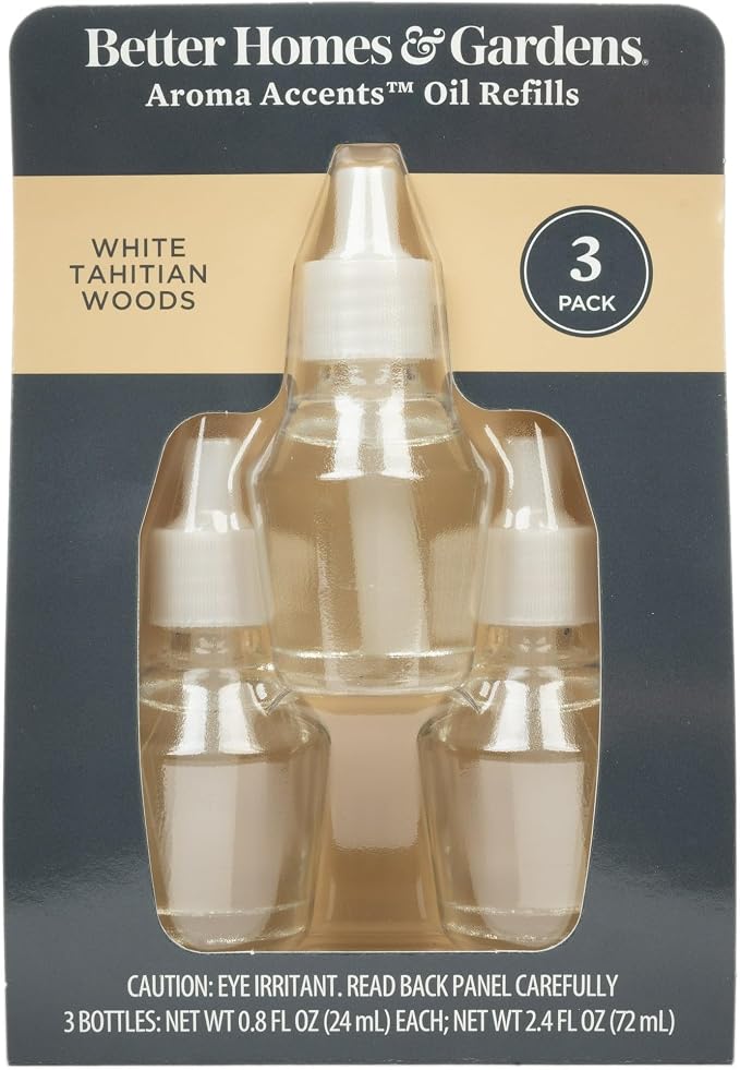 Aroma Accent Oil Refills (3pack) (White Tahitian Woods)