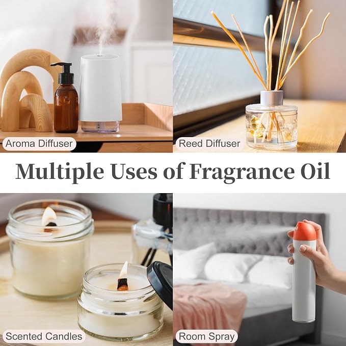 Pumpkin Pie Fragrance Oil Essential Oil, MAYJAM 3.38FL.OZ Pumpkin Pie Oil for Diffusers for Home, Long Lasting Scented Oils for Soap Candle Making - 100ML