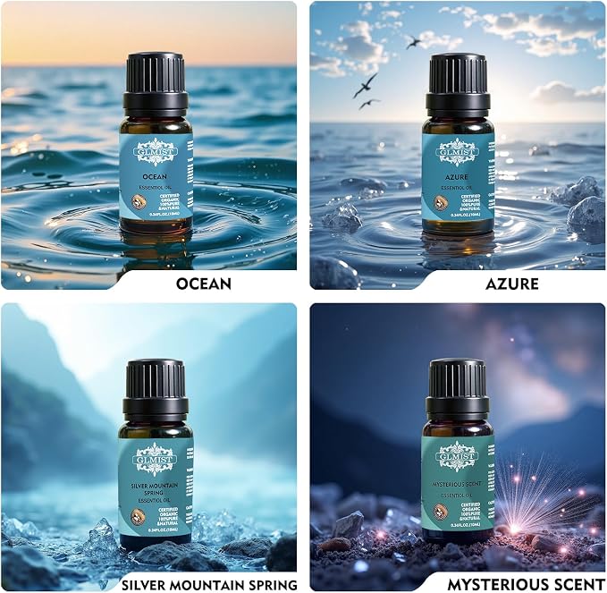 Essential Oils Set, Fragrance Oil for Diffusers Peace Fount Kit | 8 Packs Essential Oils for Diffusers for Men, Home and Party, Classic Fragrance Oil for Variety Use As Great Gift for Men