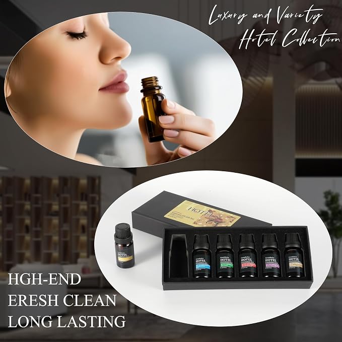 Essential Oils Set-Hotel Collection Diffuser Oil Gift Set,Premium Essential Oil for Diffusers, Home Care, Fragrance, Humidifiers