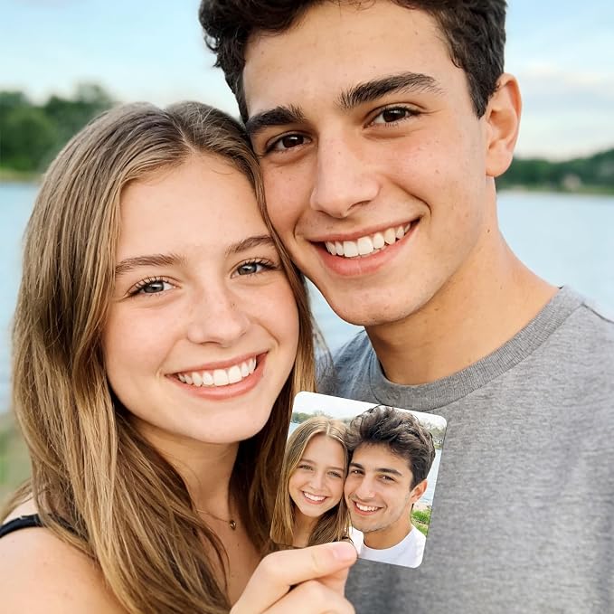 Custom Air Fresheners with Picture for Car | Personalized Photo Gifts; Double-Sided Print; Hanging Ornament; Scent Choice Available; Square Shape