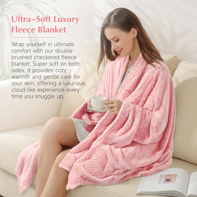 Suhctuptx Birthday Gifts for Women, Unique Self Care Gifts Get Well Soon Basket, Christmas Relaxing Spa Gift Care Package w/Flannel Blanket 40 oz Tumbler, for Mom Her Sister Friend