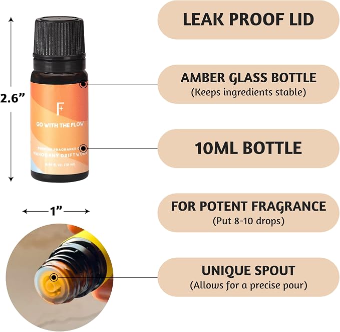 Folkulture Beach Essential Oil Set of 6 | Summer Essential Oils for Diffusers for Home, Humidifiers, Aromatherapy | Neroli, Grapefruit Fragrance Oil for Diffuser, Candle, Soap Making - Summer Vibes