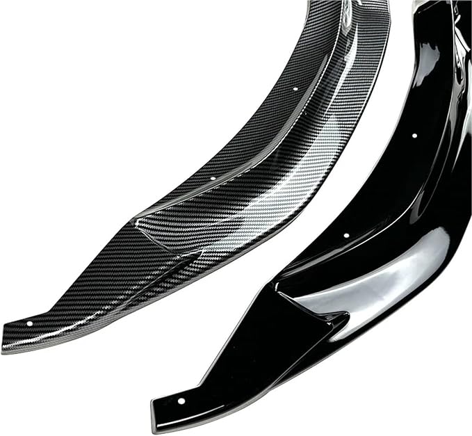 For Bmw F80 F82 F83 M3 M4 V Style 2015-2020 Front Bumper Splitter Lip Spoiler Car Diffuser Bodykits Cover Guard Protector Kits(Glossy black)
