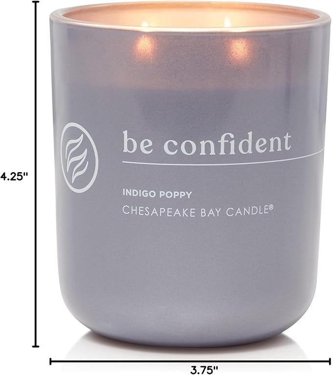 Chesapeake Bay Candle Intentions Collection Candle Be Confident: You are enough (Indigo Poppy) 13 oz Home Décor
