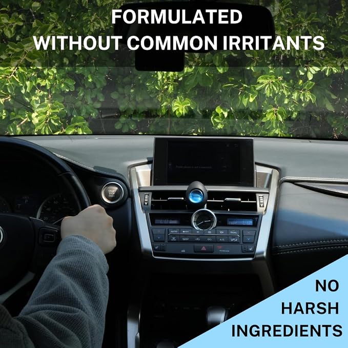Air Jungles Car Air Freshener Vent Clip 4 Count, Variety Scent for Men and Women, Natural Fragrance with Essential Oil, Long-Lasting Car Odor Eliminator, Up to 120 Days