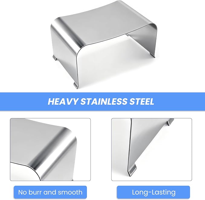 Stainless Steel Heat Baffle Diffuser Replacement for Traeger PRO 575 Pellet Grill, Flame Tamer for Traeger Ironwood 650/885 Pellet Grill Parts, Heat Shield for Traeger PRO 780 Pellet Grill and Smokers