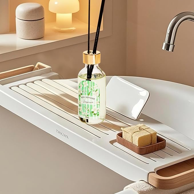 Reed Diffuser Set of 3 - Linen Lavender Jasmine Oil Diffuser with 15 Sticks, Reed Diffusers for Home Bathroom Shelf Air Freshener, 1.7 Fl. Oz Each, Total 5.1 Fl. Oz