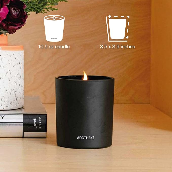 Apotheke Signature Scented Candles for Home, Kindling