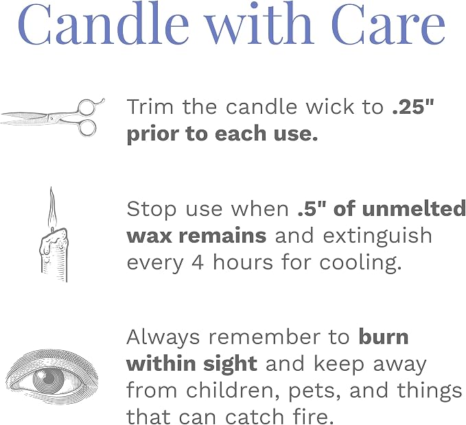 CANDLE-LITE Scented Fresh Lavender Breeze Fragrance, One 10oz. 3-Wick Aromatherapy Candle with 20-40 Hours of Burn Time, Light Purple Color, 10 oz