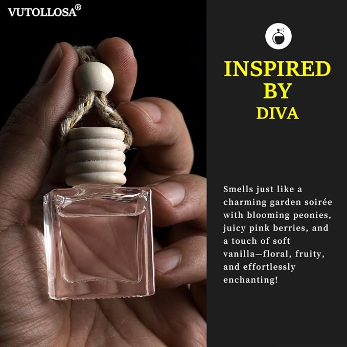 2-Pack Car Fresheners Long Lasting & Car Deodorizer - Miss Dashing Hanging Car Air Freshener for Women, Car Necessities & Scent Diffuser by VUTOLLOSA