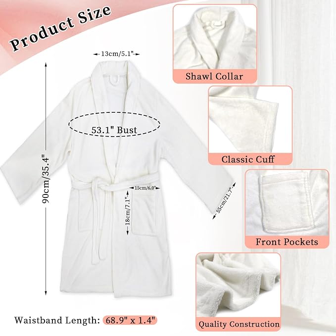 my novel things Birthday Gifts For Women, Bathrobe Set With Silky Sleep Mask, Spa Robe and Slippers set, Scented Candle Self Care 7 Pack Get Well Self-Care Gifts for Christmas Thanksgiven Day Red