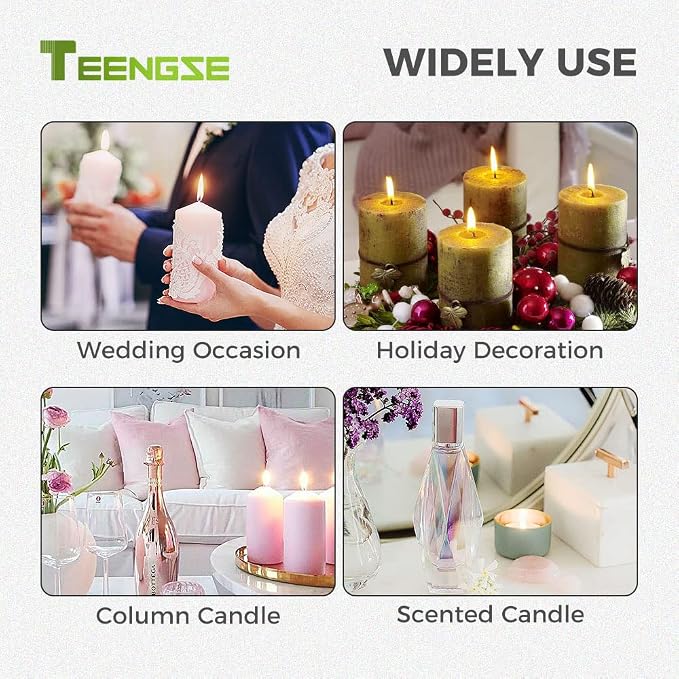 Gold Candle Snuffer and Wick Trimmer, Stainless Steel Polished Candle Accessory Set with Long Handle Candle Extinguisher for Candle Lover and Family That Likes to Use Candles