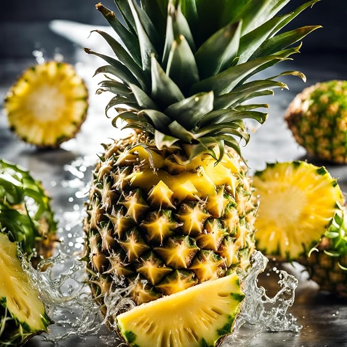 1OAK Pineapple Candle - Tropical Candle - Soy Wax Scented Candles (Pineapple) - Soy Candles for Home Scented - Hand-Poured (7oz.)