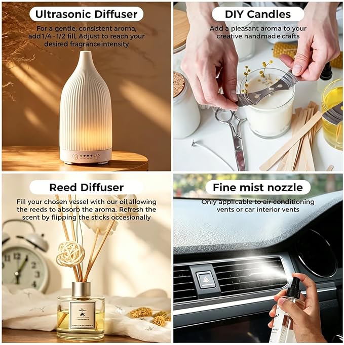 Hotel Diffuser Oil Refill Inspired by The Ritz-Carlton Hotel - 250 ml 8.45 fl oz -Aromatherapy Essential Oil- Lemon, Lavender & Wood Notes- Ideal for Ultrasonic and Waterless Diffusers