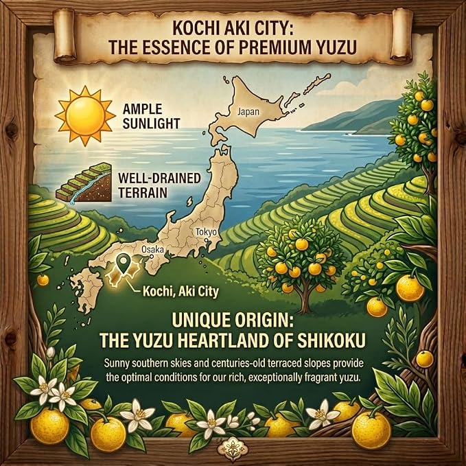 Premium Japanese Essential Oil Set - 100% Pure Hinoki & Yuzu Oils for Diffuser & Aromatherapy - Steam Distilled, Therapeutic Grade Produced in Japan - 2 Pack (5ml Each)