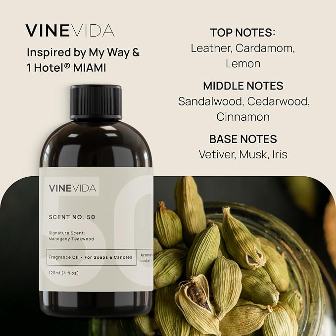 VINEVIDA [32oz] Scent No.1000 Inspired by The One Hotel Fragrance Oil for Candle & Soap Making - Made in USA Natural Candle Scents