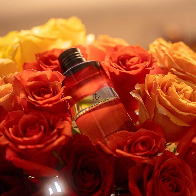 AromaPlan Hotel Scent Diffuser Oil Rose Petals 5 Fl Oz (148ml) –Luxury Hotel & Home Fragrance Oil - Non Toxic Diffuser Oil - Made in USA - Bigger Bottle, Bolder Aroma & Longer Lasting