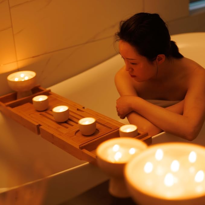 Blueme Renew Candle Refill | Ivy & Rose | 5 Wick - Contains Essential Oil, Sustainable, Hand Finished, Hand Poured, Luxury Refill, Natural Cotton Wick, Soy-Wax Blend | Giant 45 oz