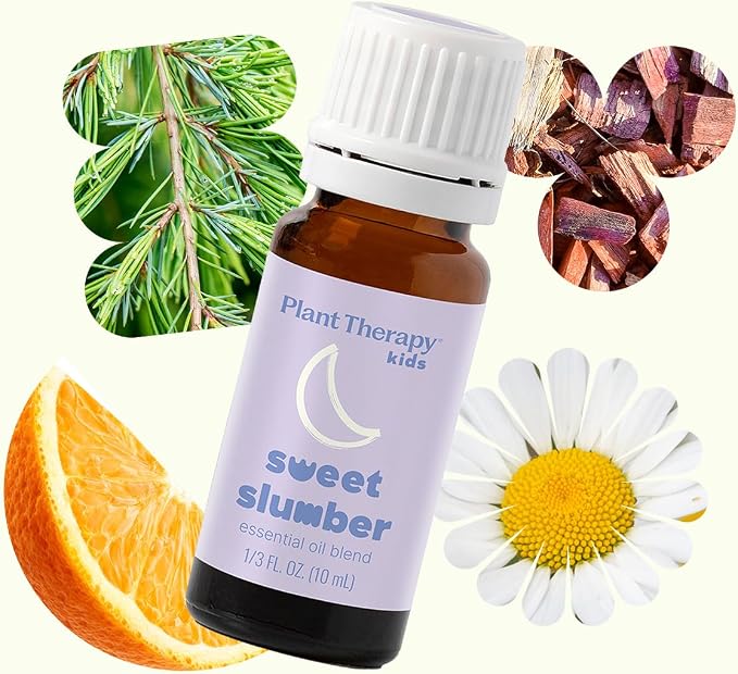 Plant Therapy KidSafe Sweet Slumber Essential Oil Blend 10 mL (1/3 oz) 100% Pure, Undiluted, Relaxing Aromatherapy for Better Sleep