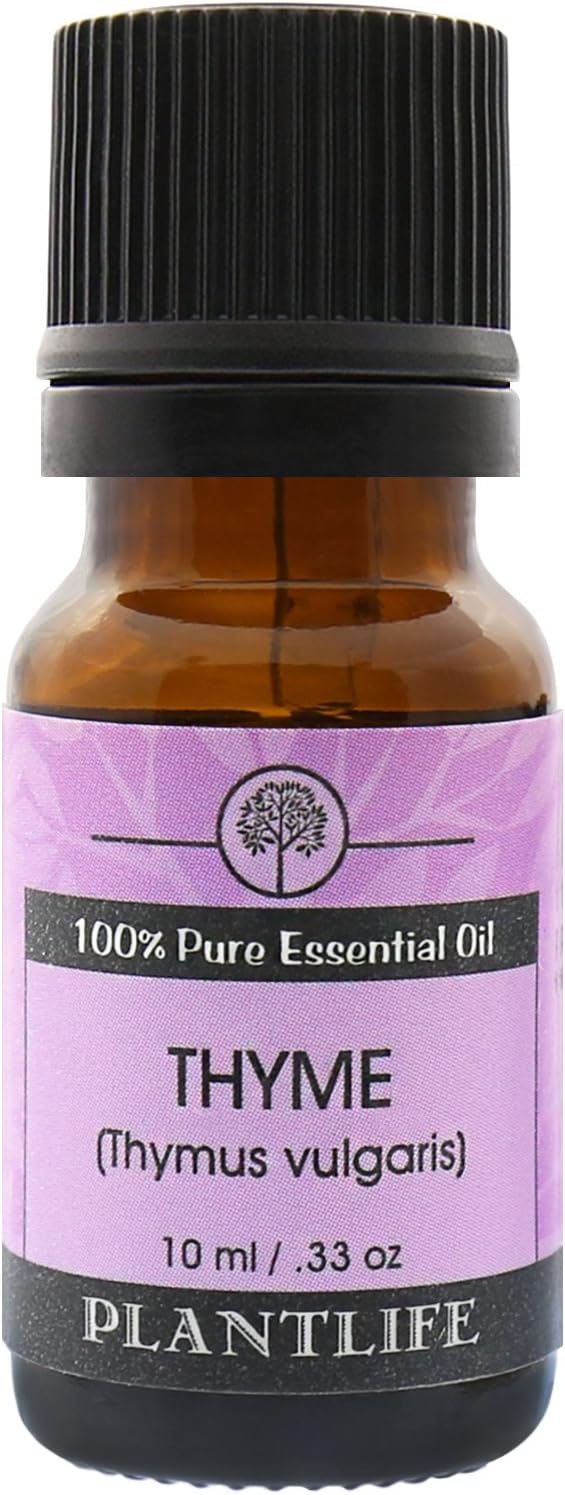 Plantlife Thyme Aromatherapy Essential Oil - Straight from The Plant 100% Pure Therapeutic Grade - No Additives or Fillers - 10 ml