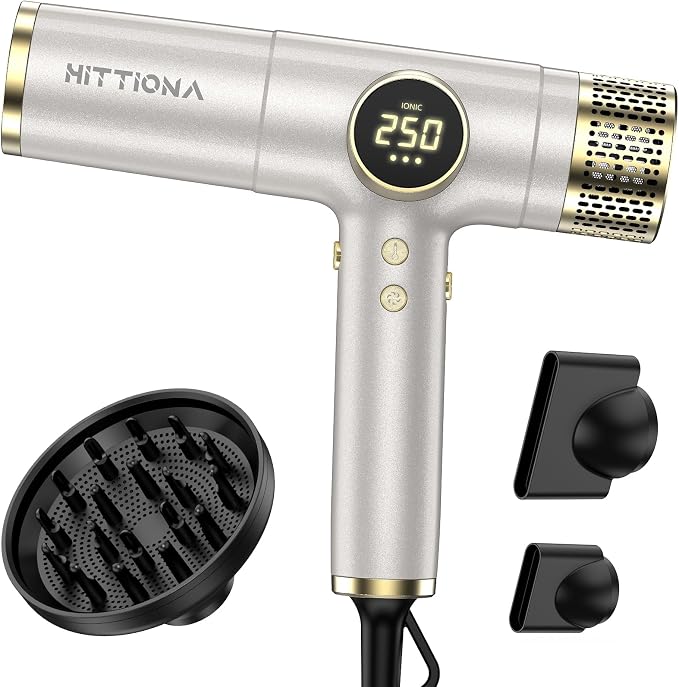 Dual Voltage Travel Hair Dryer Ionic Blow Dryer 2000W Fast Drying Lightweight Compact Low Noise Diffuser – 2026 Upgraded Hair Dryer for Europe Travel Women International Use Gift